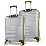 Zoozie Bags Set de maletas de 2 piezas en gris